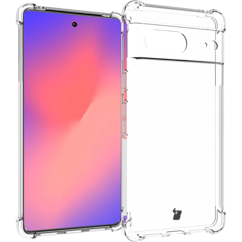 Elastyczne etui + 2 szkła, Bizon Case Clear, przezroczyste